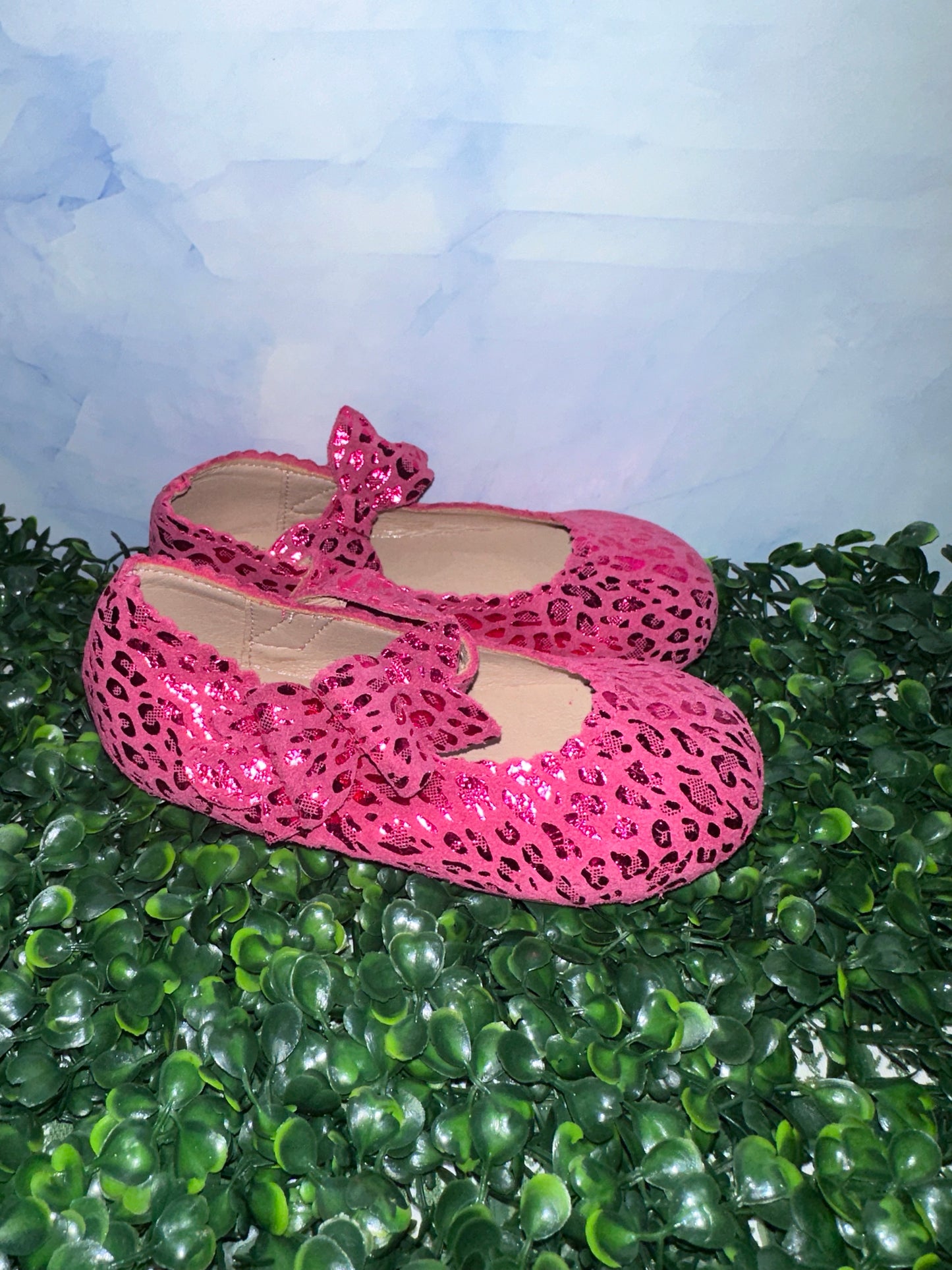 Dahlia Flats Hot Pink Cheetah Barbie