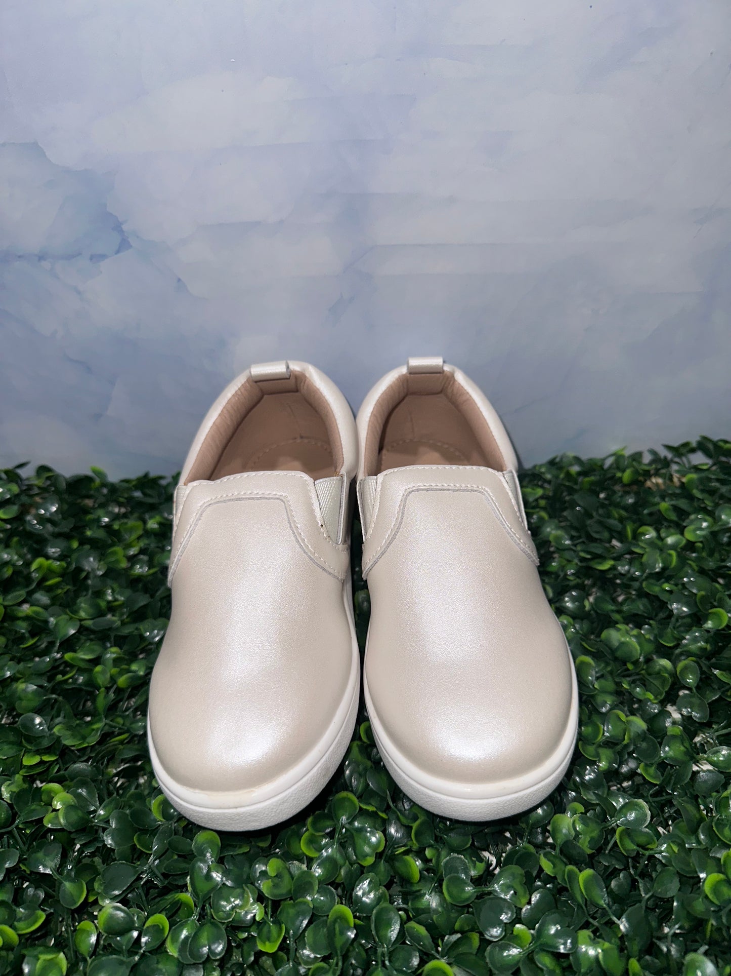 Tanner Sneakers Pastel Pearl White