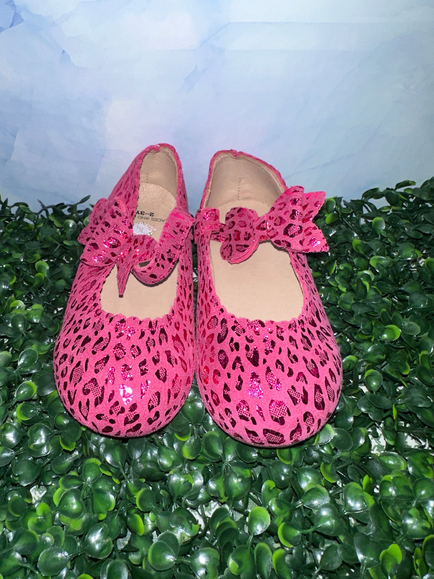 Dahlia Flats Hot Pink Cheetah Barbie