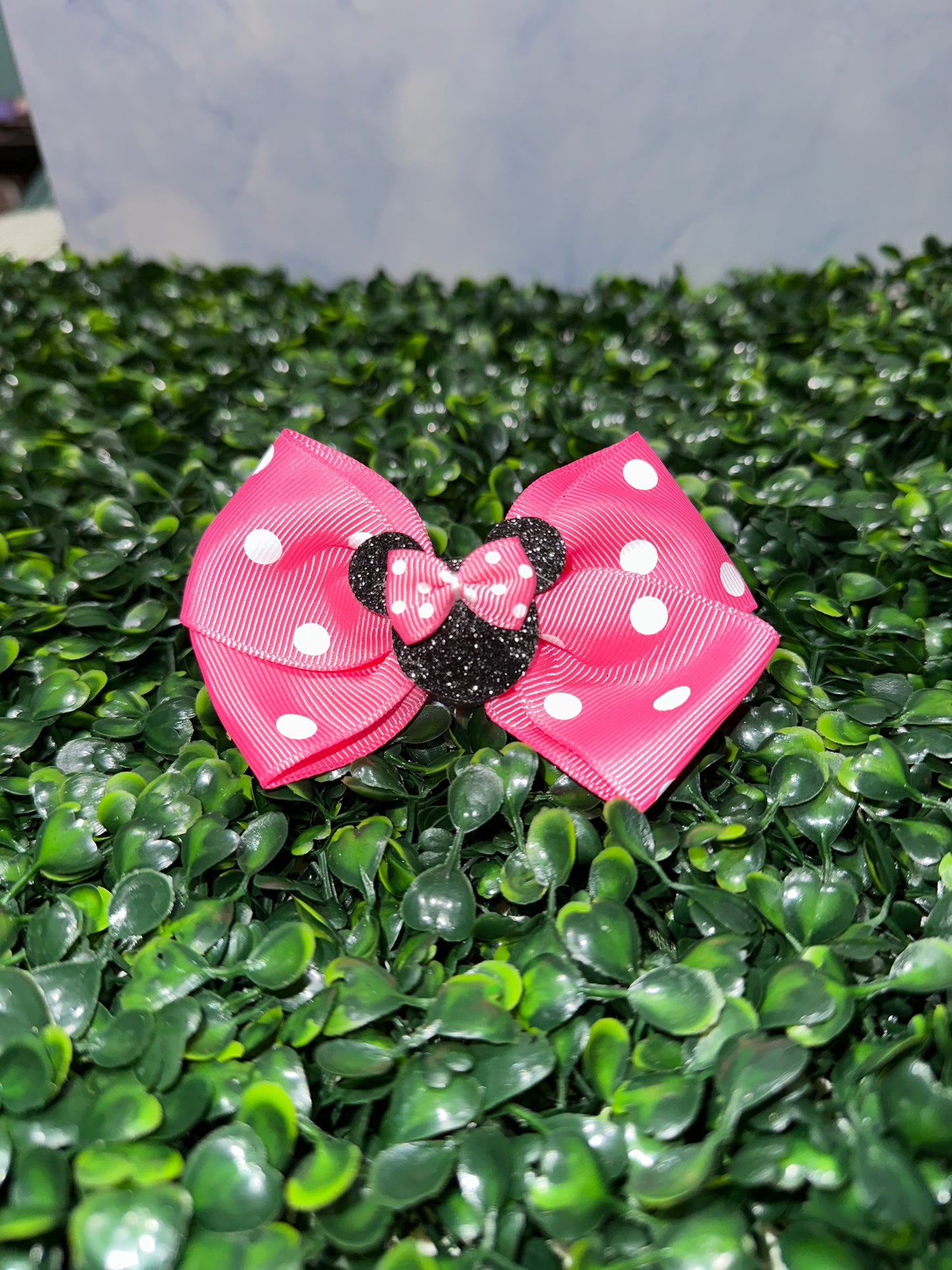 Minnie Pink Polka Dot Bow