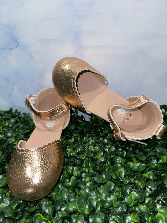 Genevieve Flats Rose Gold